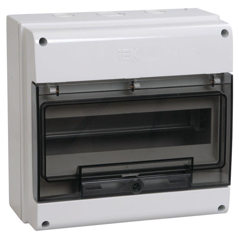 

Корпус ОП КМПн 12 Krepta 7 12мод. IP66 пластик. IEK MKP73-N-12-66, Серый