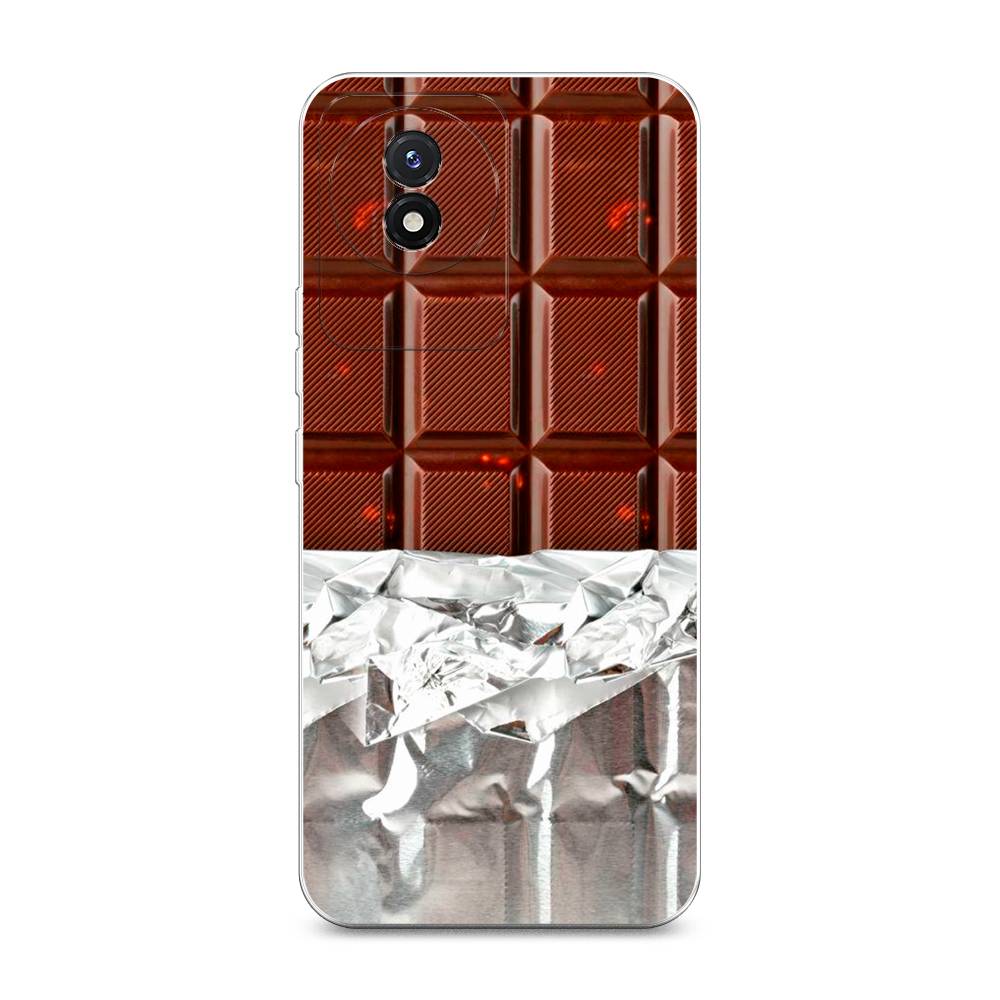 

Чехол на Vivo Y02 "Шоколад в обертке", Коричневый, 268150-6