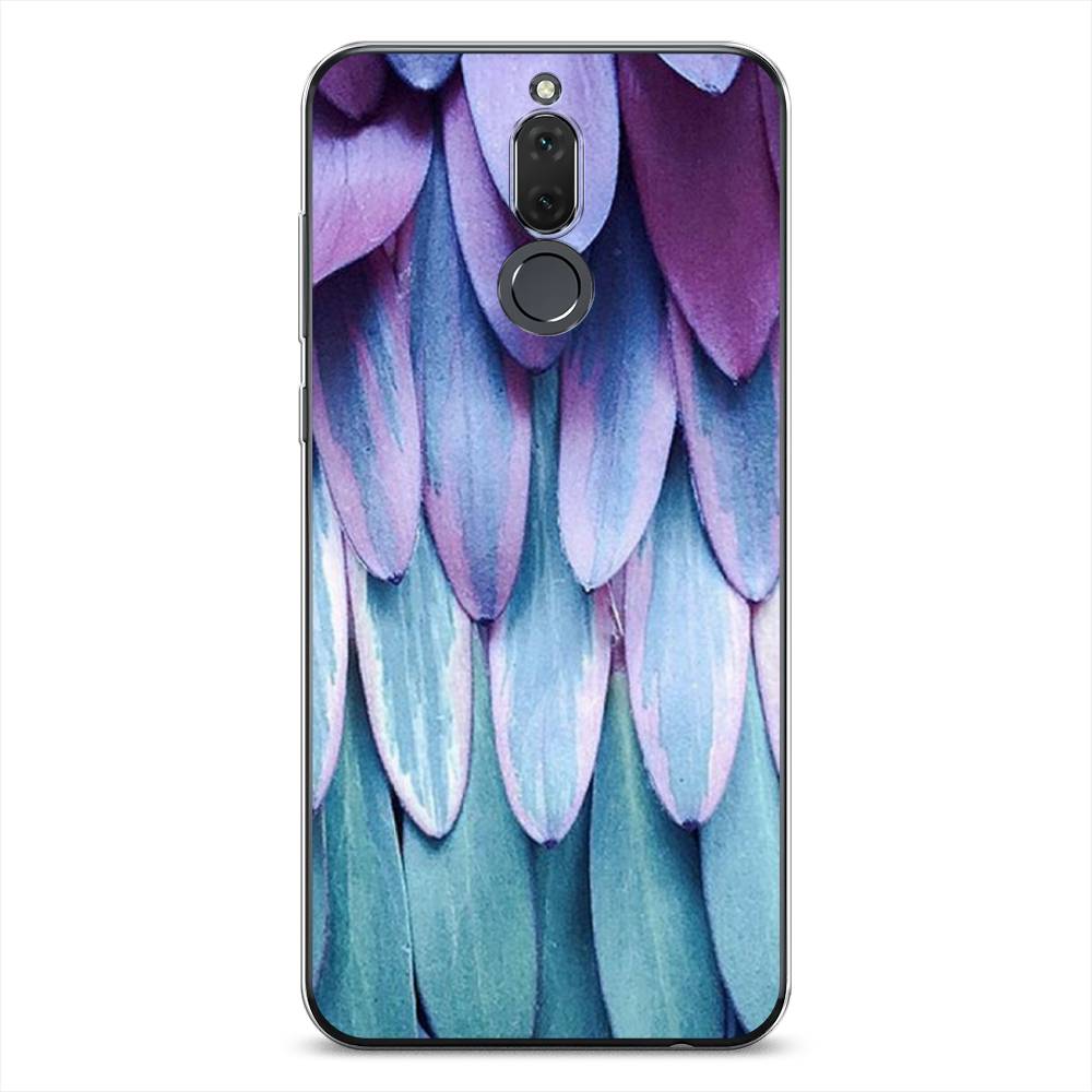 

Чехол на Huawei Nova 2i "Синее перо", Фиолетовый;голубой, 64150-3