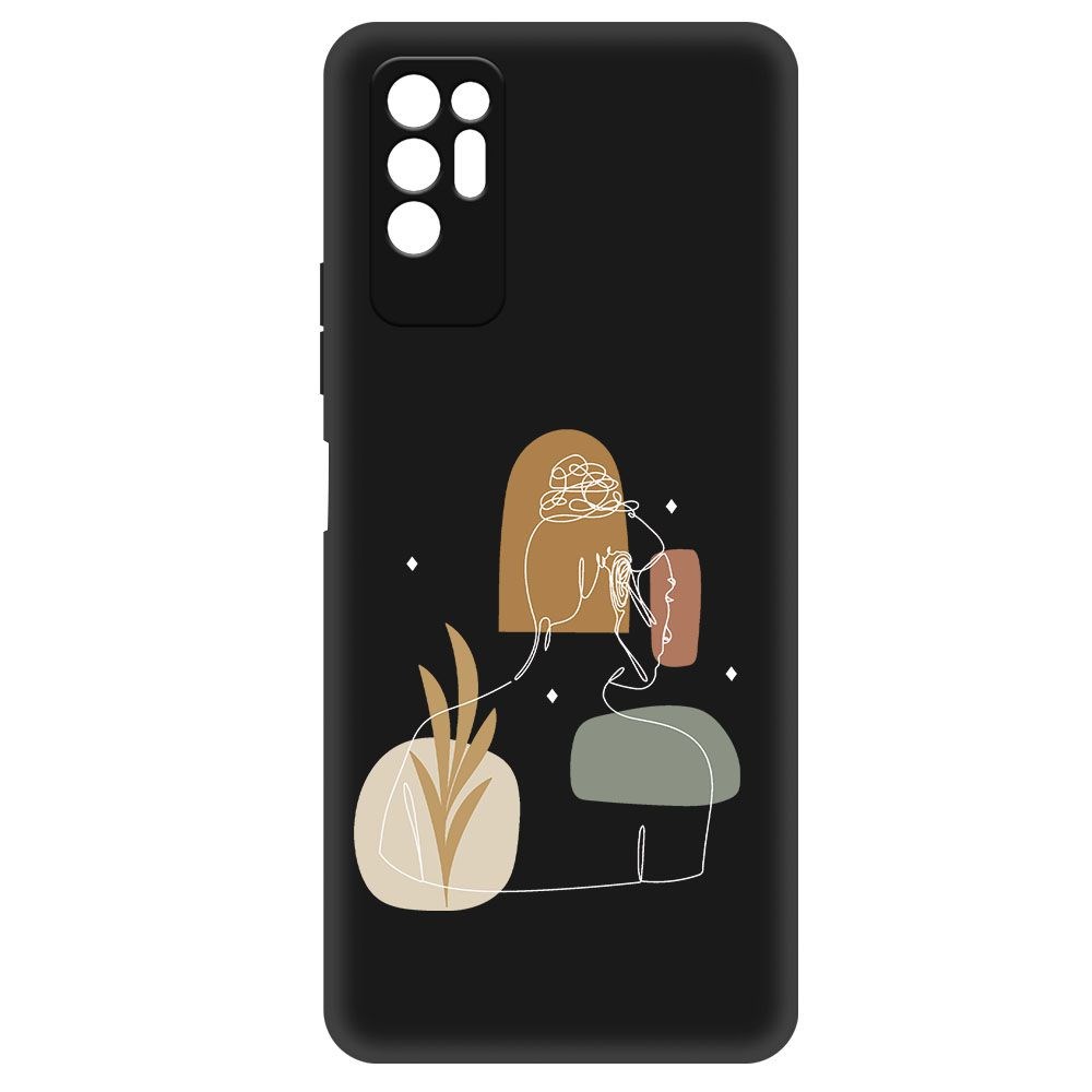 

Чехол-накладка Krutoff Soft Case Таинственность для TECNO Pova 2 черный