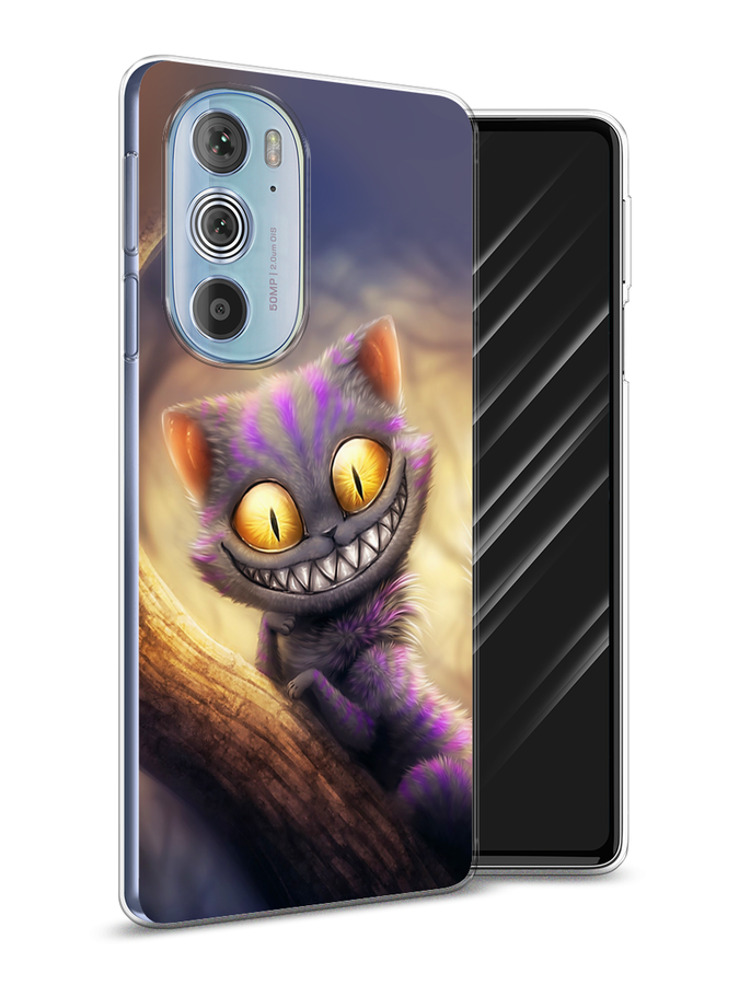 

Чехол Awog на Motorola Edge 30 Pro "Cheshire Cat", Разноцветный, 243350-1