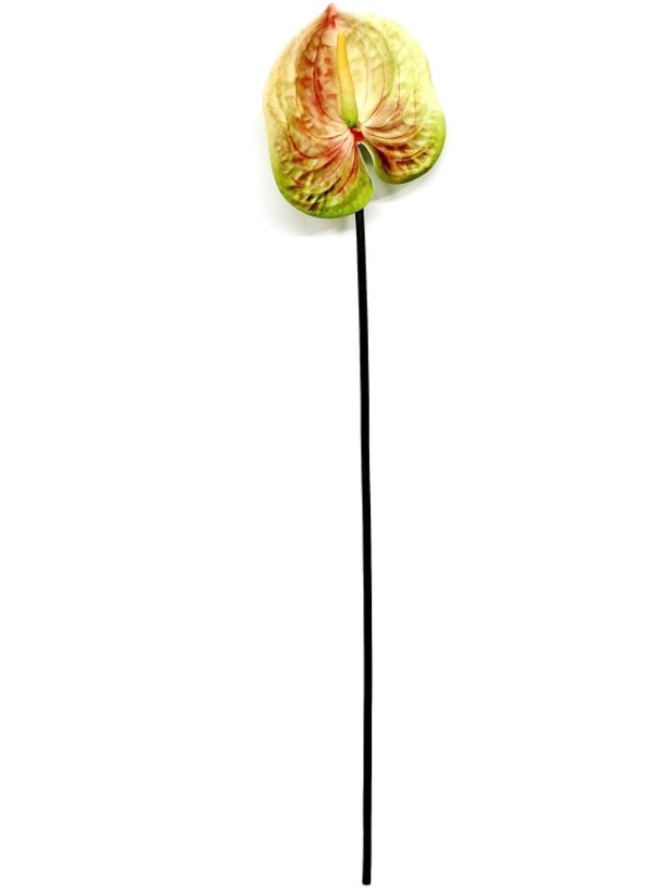 Искусственный цветок Конэко-О Антуриум зеленый 70 х 15 х 55 см
