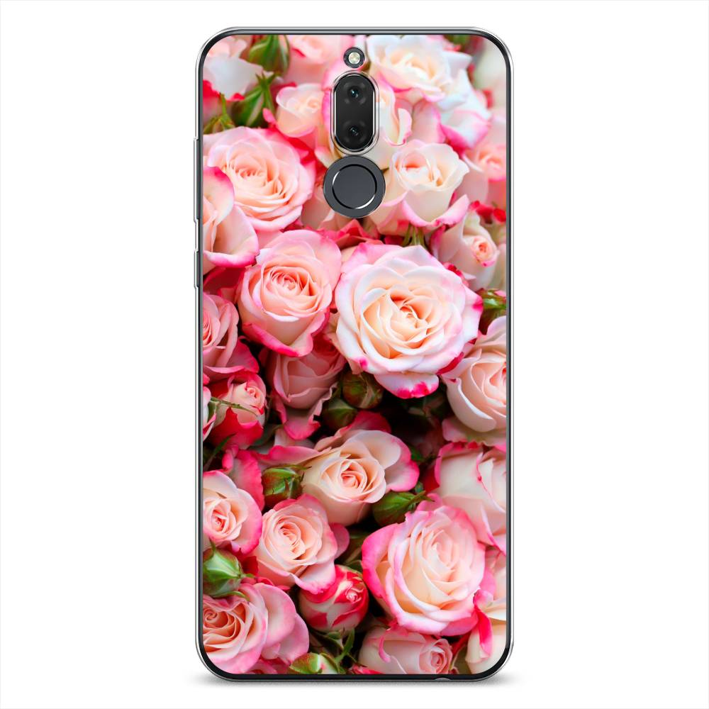 

Чехол на Huawei Nova 2i "Много роз", Розовый, 64150-2