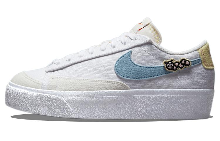 

Кеды унисекс Nike Blazer Low Platform Next Nature Air Sprung белые 38.5 EU, Белый, Blazer Low Platform Next Nature Air Sprung