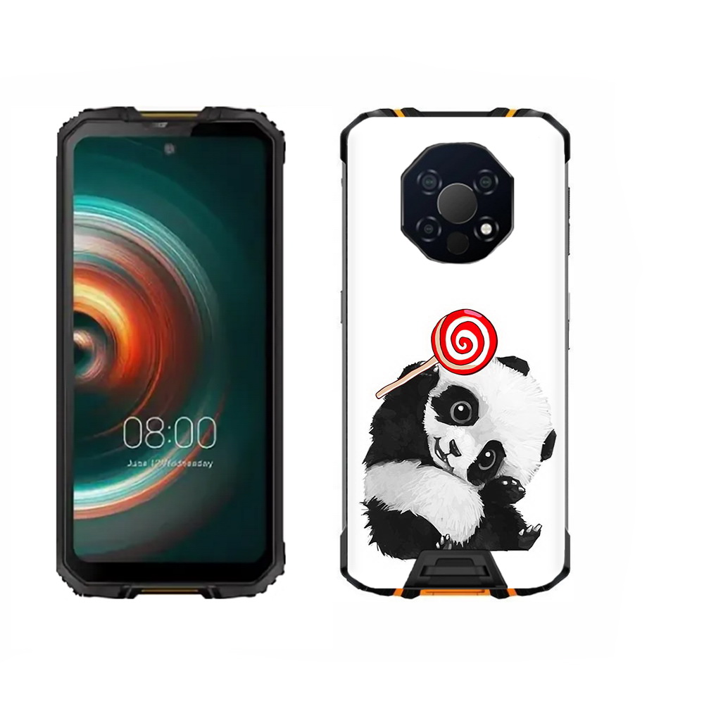 

Чехол MyPads Tocco для Oukitel WP13 панда с леденцом, Прозрачный, Tocco