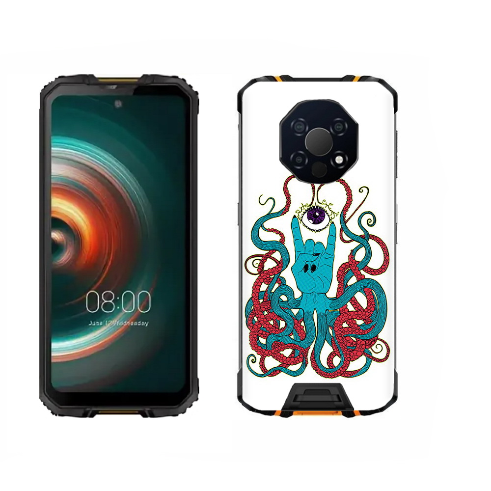 

Чехол MyPads Tocco для Oukitel WP13 осьминог-рука абстракция, Прозрачный, Tocco