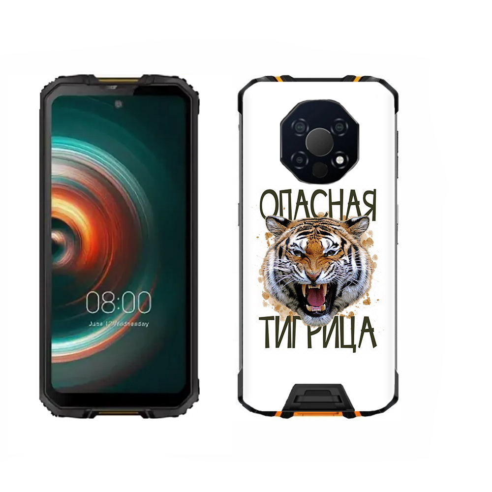 

Чехол MyPads Tocco для Oukitel WP13 опасная тигрица, Прозрачный, Tocco