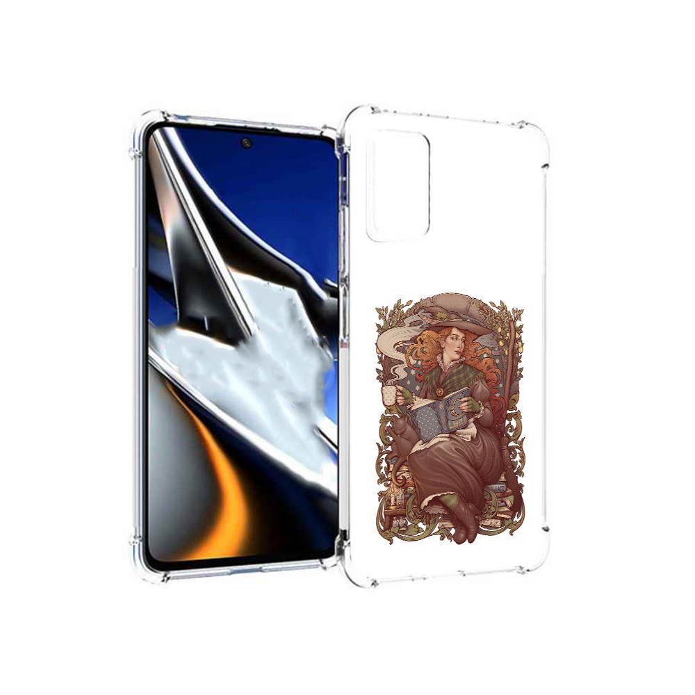 

Чехол MyPads Tocco для Xiaomi Poco X4 Pro 5G Женские_126, Прозрачный, Tocco