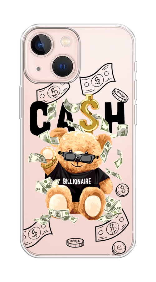 

Чехол на Apple iPhone 13 mini "Big cash", Черный;серый;бежевый, 14150-6
