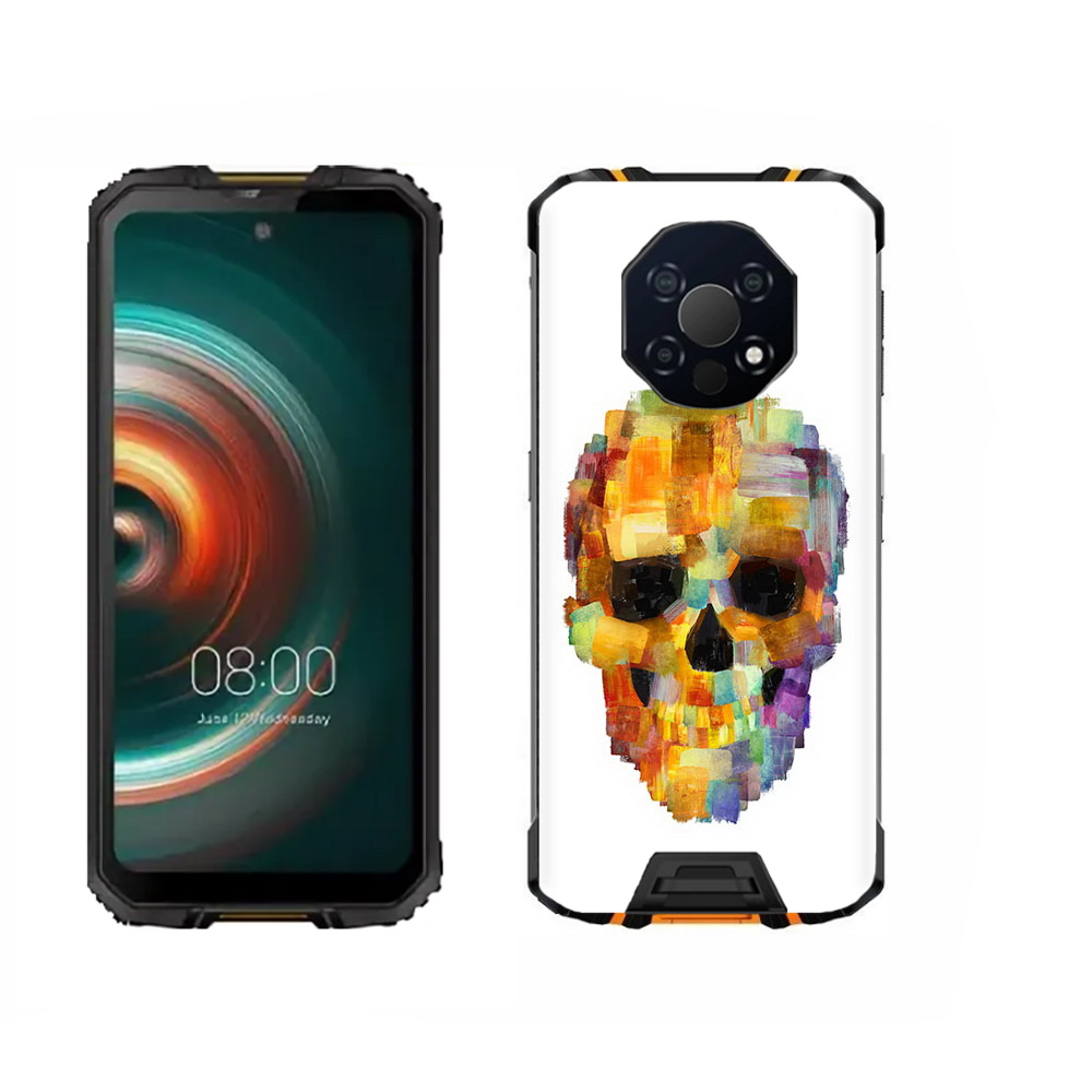 

Чехол MyPads Tocco для Oukitel WP13 нарисованный череп, Прозрачный, Tocco