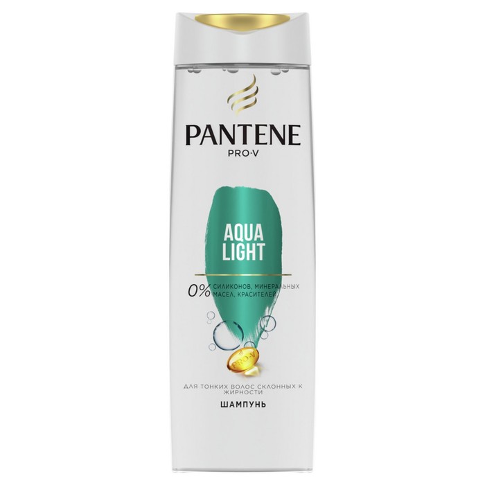 Шампунь для волос Pantene Aqua Light, для жирных волос, 400 мл