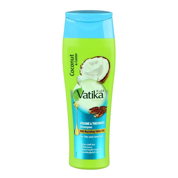 Шампунь для волос Dabur VATIKA Naturals Volume & Thickness для придания объёма, 200 мл ОАЭ