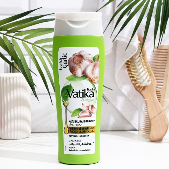 

Шампунь для волос Dabur VATIKA GARLIC для ломких и выпадающих волос, 400 мл