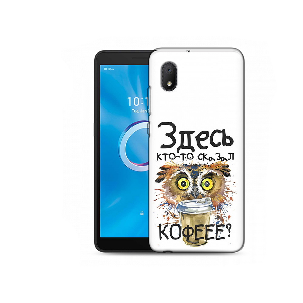 Чехол MyPads Tocco для Alcatel 1B 5002H Любительница кофе (PT227135.663.111)