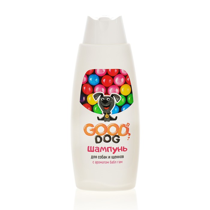 

Шампунь GOOD DOG для собак и щенков, с ароматом Bubble Gum, 250 мл