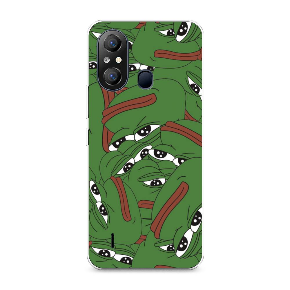 

Чехол Awog на Itel A49 "Печальный frog", 3200750-9
