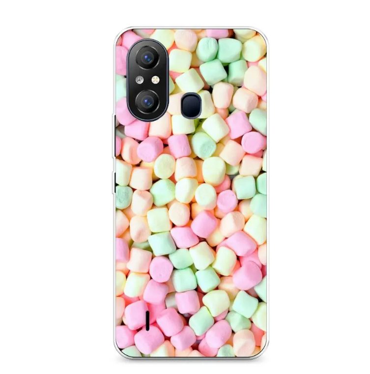 

Чехол Awog на Itel A49 "Marshmallows", Разноцветный, 3200750-10