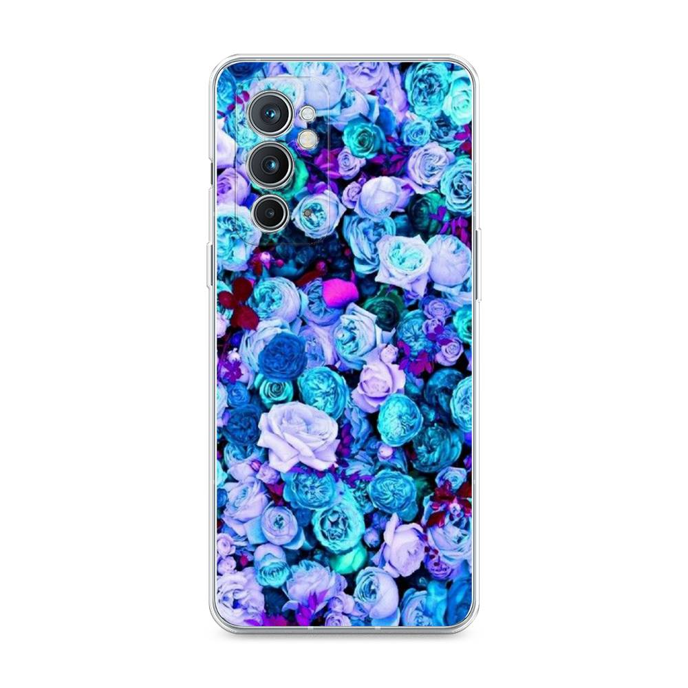 

Чехол на OnePlus 9RT "Цветочный ковер", Фиолетовый, 152050-2