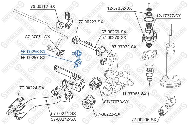

Стойка стабилизатора Stellox 5600256SX