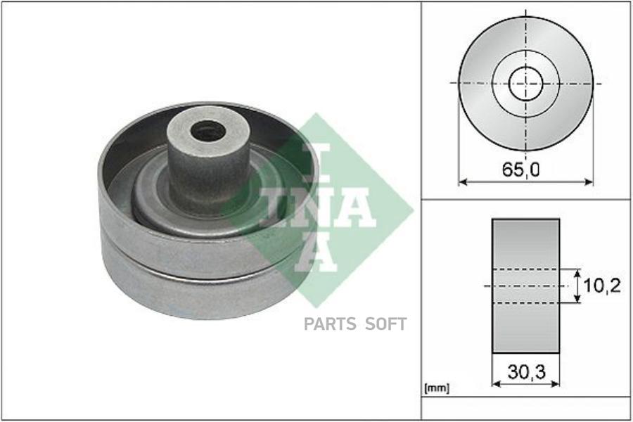 

INA 532091010 532 0910 10_ролик обводной!\ Ford Transit/Ranger 06>