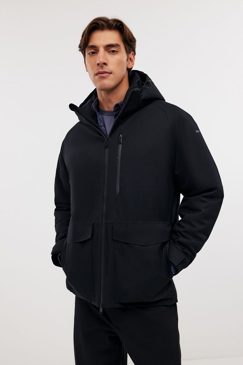 

Зимняя куртка мужская Baon B5324524 черная 2XL, Черный, B5324524