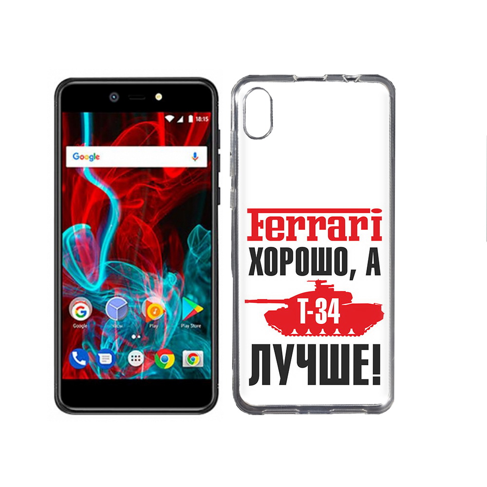 

Чехол MyPads Tocco для BQ-5211 Strike т 34 лучше, Прозрачный, Tocco
