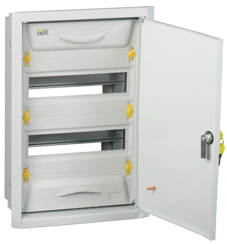

Корпус металлический ЩРв-24з-1 36 IP31 "UNIVERSAL" IEK MKM12-V-24-31-Z-U, Серый