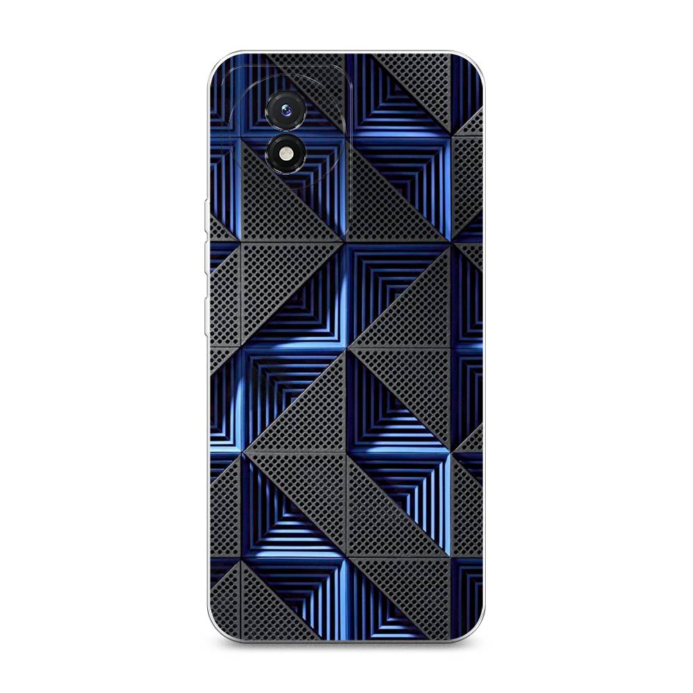 

Чехол на Vivo Y02 "IBM", Серый;синий, 268150-3