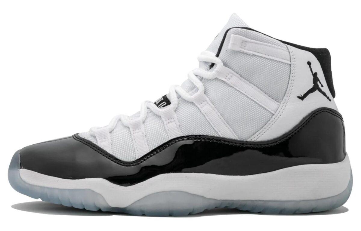 

Кроссовки унисекс Jordan Air Jordan 11 Retro Concord 45 GS 2018 белые 40 EU, Белый, Air Jordan 11 Retro Concord 45 GS 2018