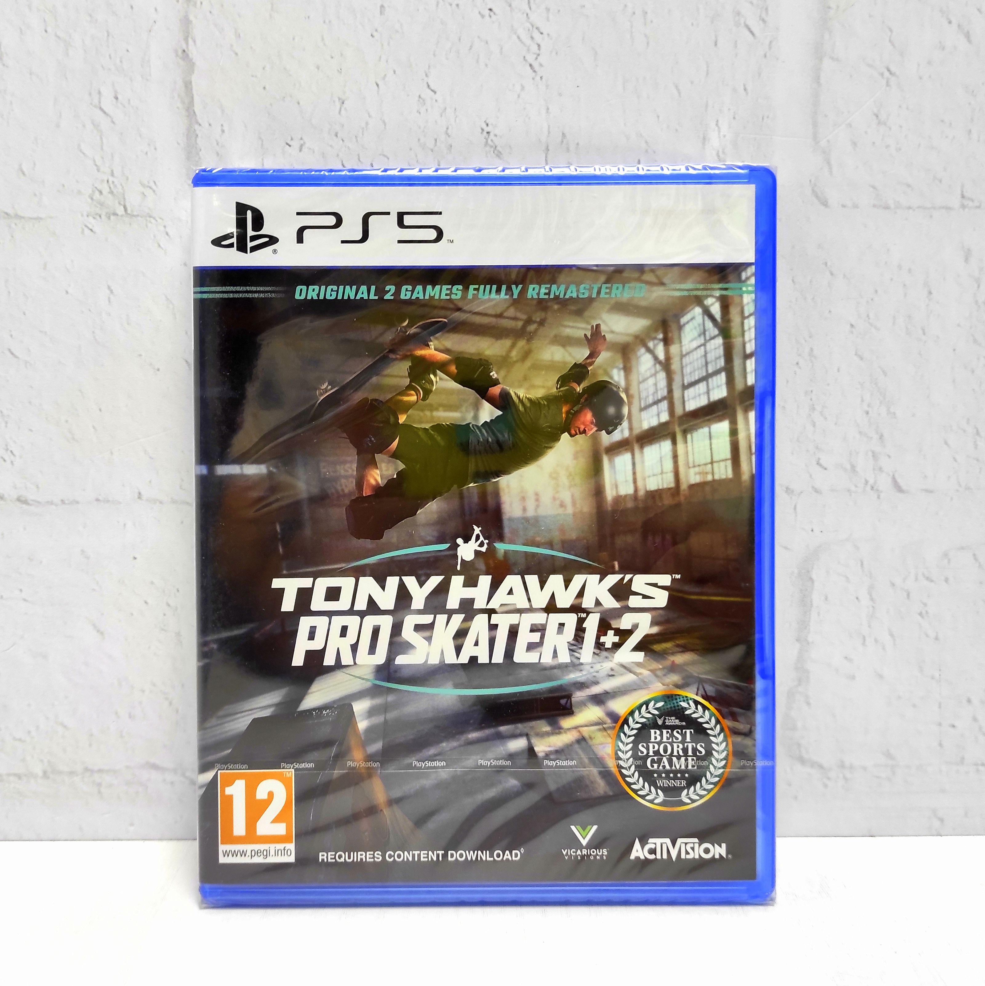 

Игра Tony Hawks Pro Skater 1 + 2 Английский язык PS5, Tony Hawks Pro Skater 1 + 2 Английский язык