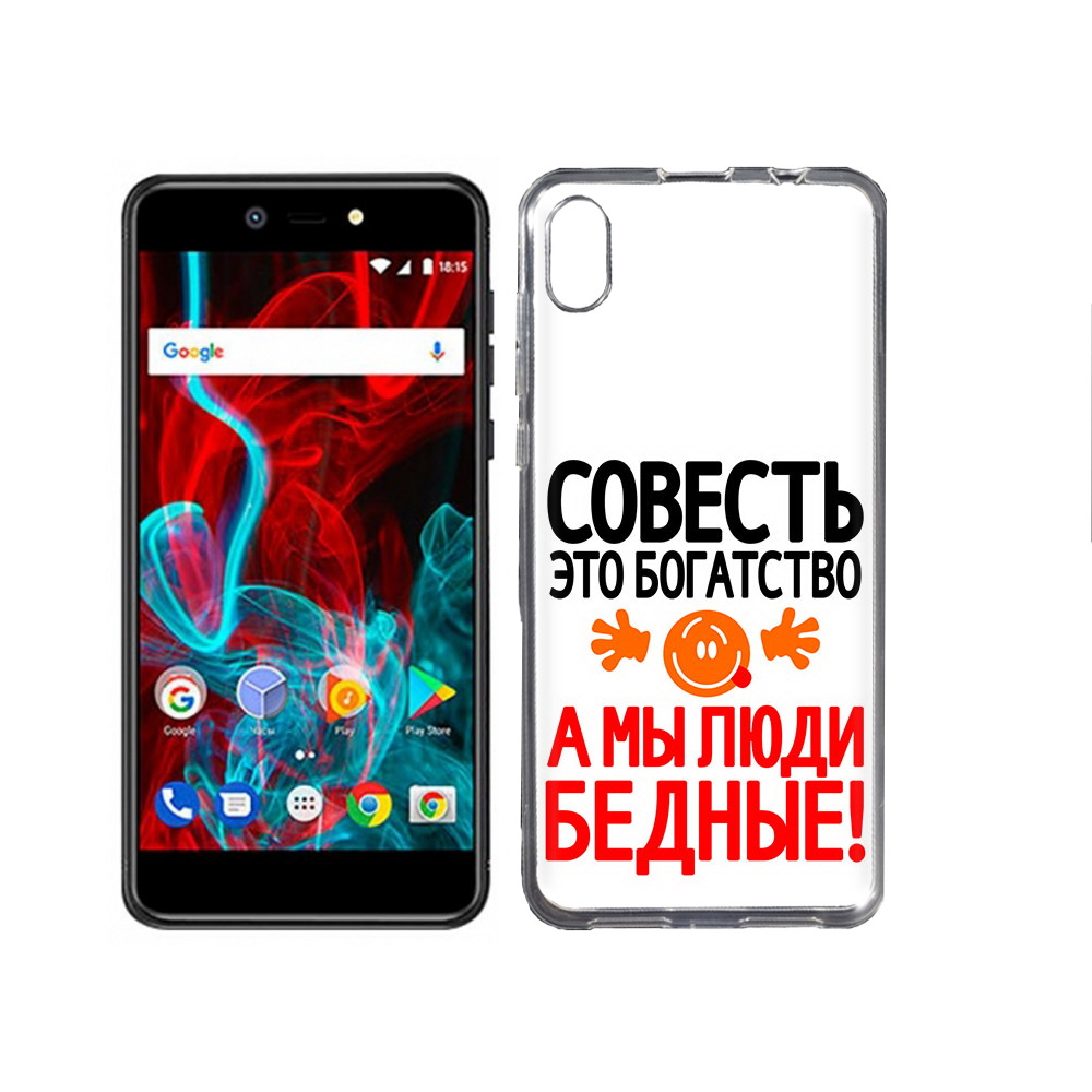 

Чехол MyPads Tocco для BQ-5211 Strike совесть, Прозрачный, Tocco