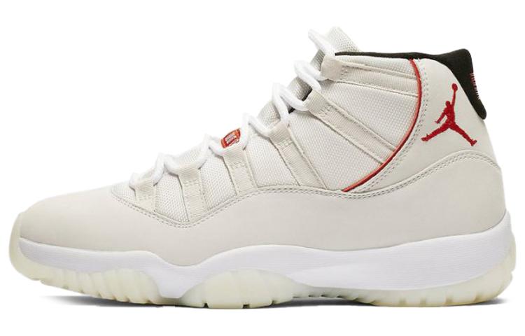 

Кроссовки унисекс Jordan Air Jordan 11 platinum tint бежевые 46 EU, Бежевый, Air Jordan 11 platinum tint