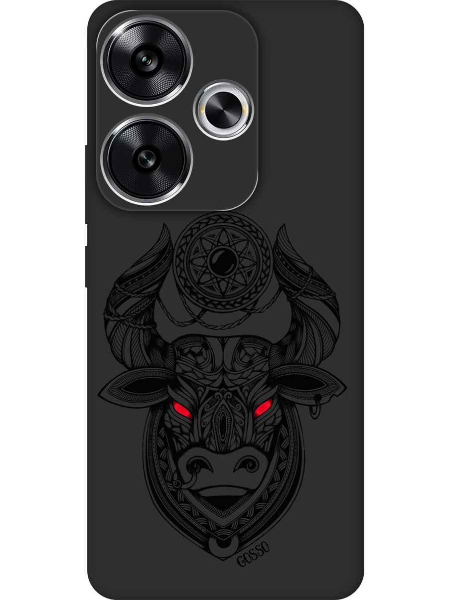 

Силиконовый чехол на Xiaomi Redmi Turbo 3, Poco F6 с принтом матовый черный 811696, Черный;прозрачный;красный, 783980812