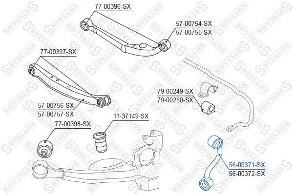 

Стойка стабилизатора Stellox 5600371SX