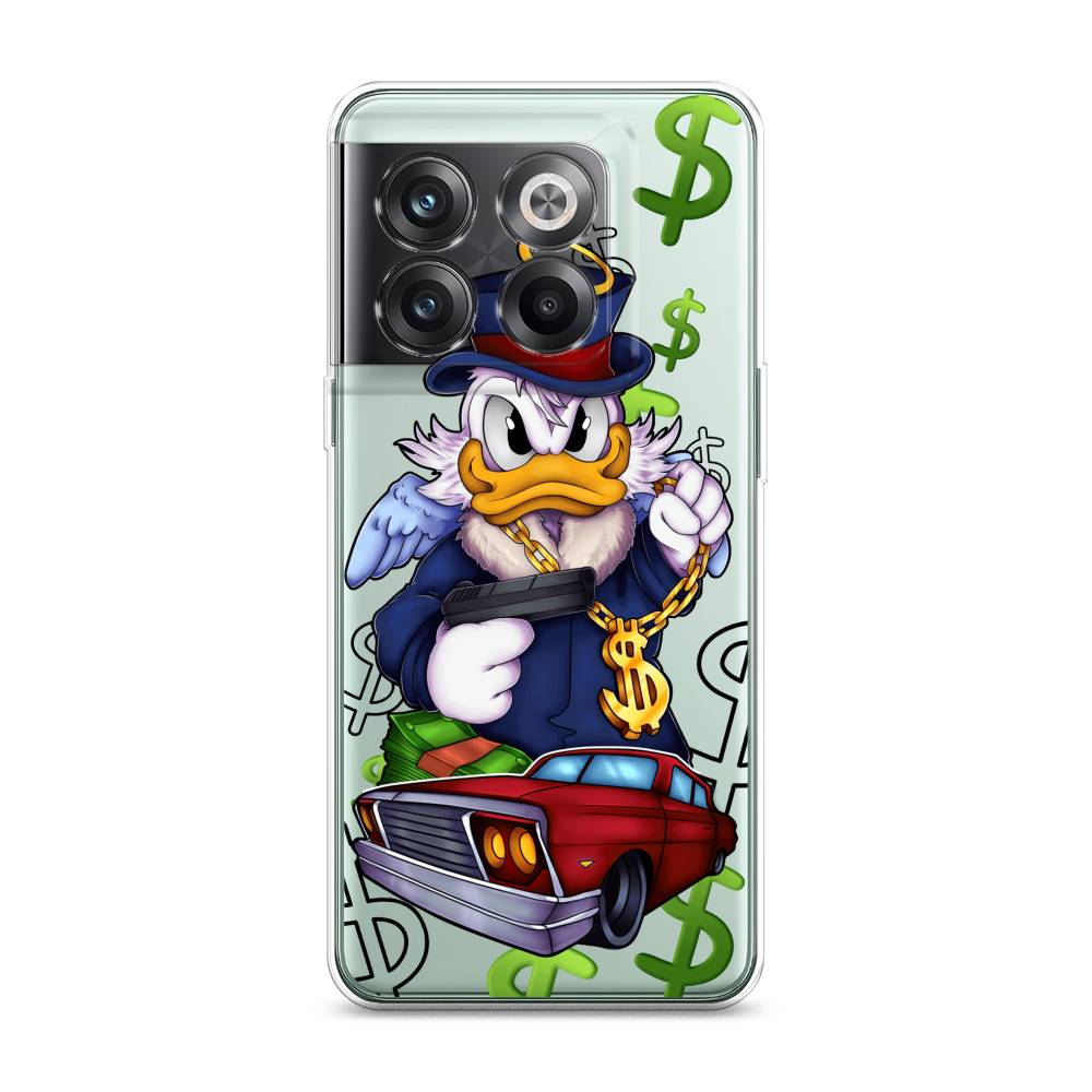 

Чехол на OnePlus Ace Pro "Scrooge McDuck with a Gold Chain", Красный;синий;белый, 153350-6