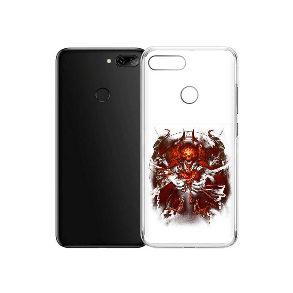 

Чехол MyPads Tocco для Alcatel 1S яркий демон (PT227137.662.708), Прозрачный, Tocco