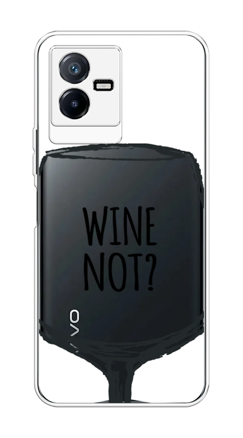 

Чехол на Vivo Y73t "Wine not white", Белый, 268050-6