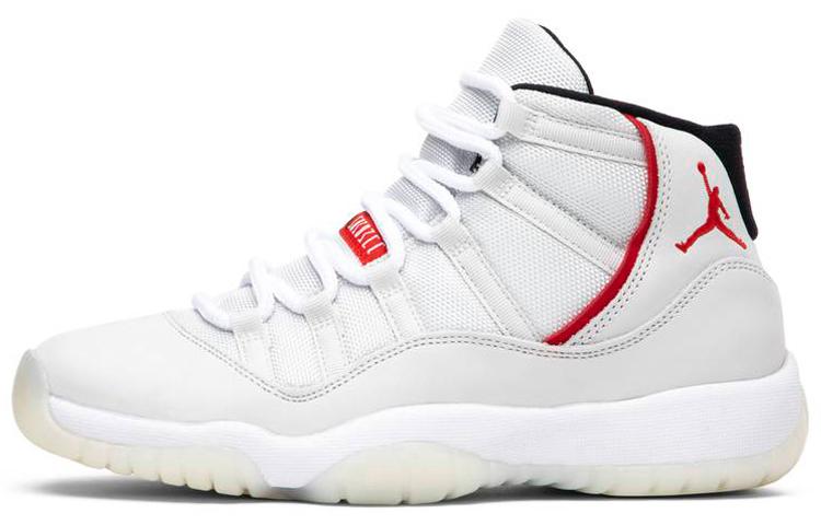 

Кроссовки унисекс Jordan Air Jordan 11 Platinum Tint GS белые 38.5 EU, Белый, Air Jordan 11 Platinum Tint GS