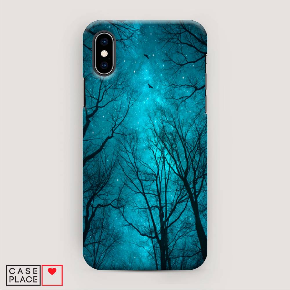 

Пластиковый чехол "Сказочный лес" на Apple iPhone XS (10S), 11820-3