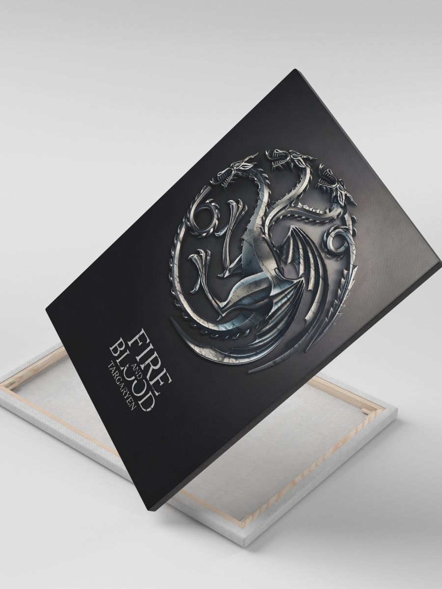 

Картина на холсте СувенирShop "Игра престолов Game of Thrones Дом дракона" 30x40, CV-SRIP2/34