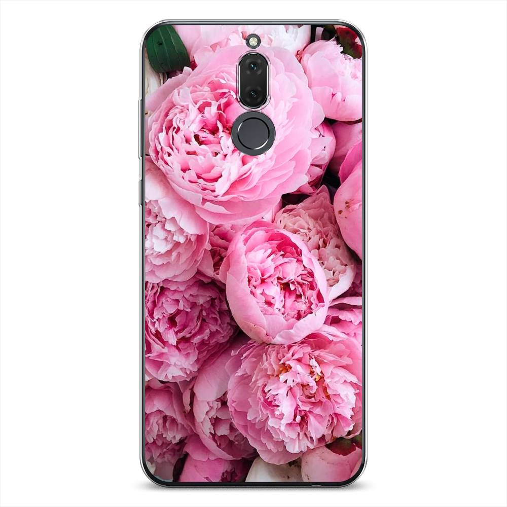 

Чехол на Huawei Nova 2i "Розовые пионы", Бежевый;розовый, 64150-2