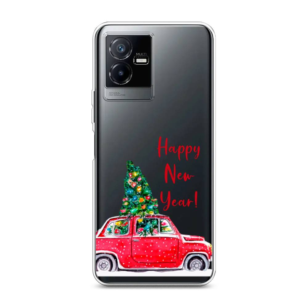 

Чехол для Vivo Y73t "Happy New Year", Красный;зеленый, 268050-5
