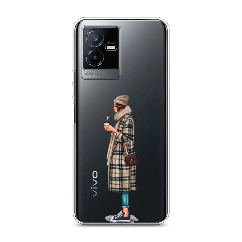 

Чехол для Vivo Y73t "Утренний кофе", Коричневый;бежевый, 268050-6