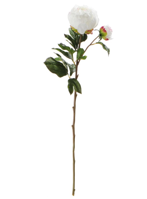 

Искусственный цветок Most flowers Пион белый