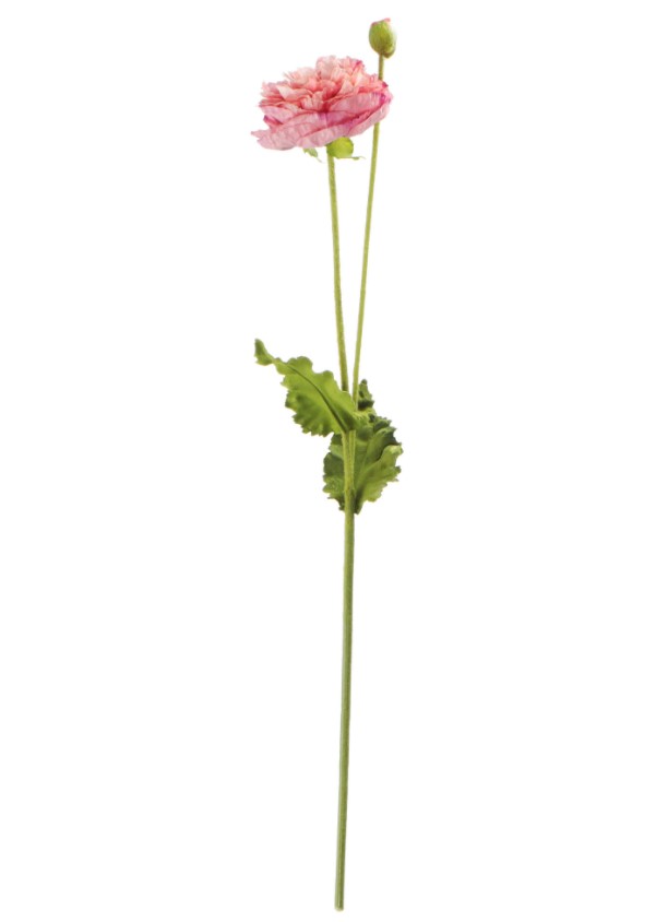 

Искусственный цветок Most flowers Мак светло-розовый