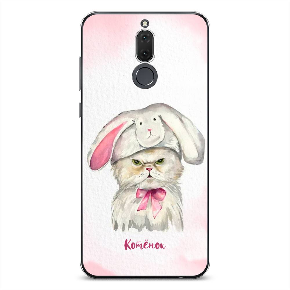 

Чехол на Huawei Nova 2i/Mate 10 Lite "Мой котёнок", Розовый;серый, 64150-1