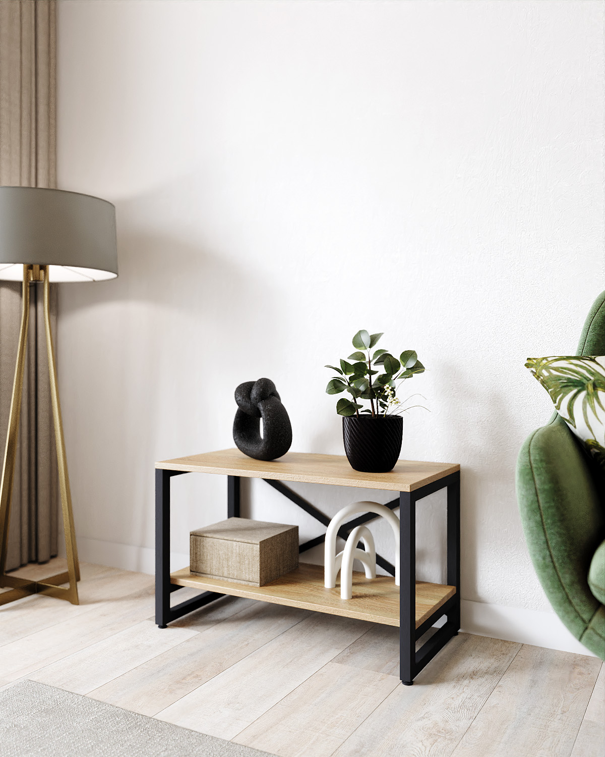 Тумба под телевизор A1 HOME Bruno 44х134х34 см Дуб Небраска