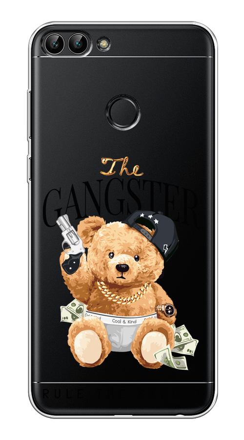 

Чехол на Huawei P Smart "The Gangster", Бежевый;серый;черный, 64050-6