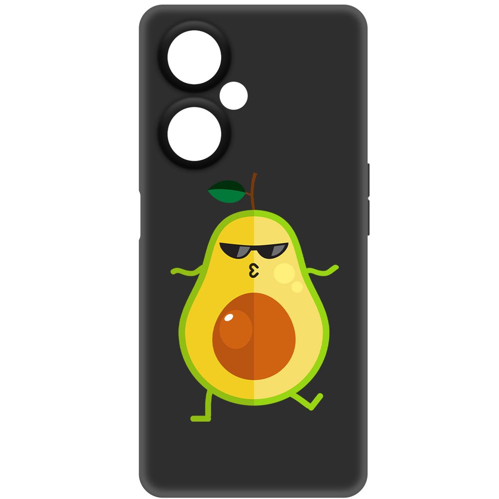 

Чехол-накладка Krutoff Soft Case Авокадо Стильный для OnePlus Nord CE 3 Lite черный