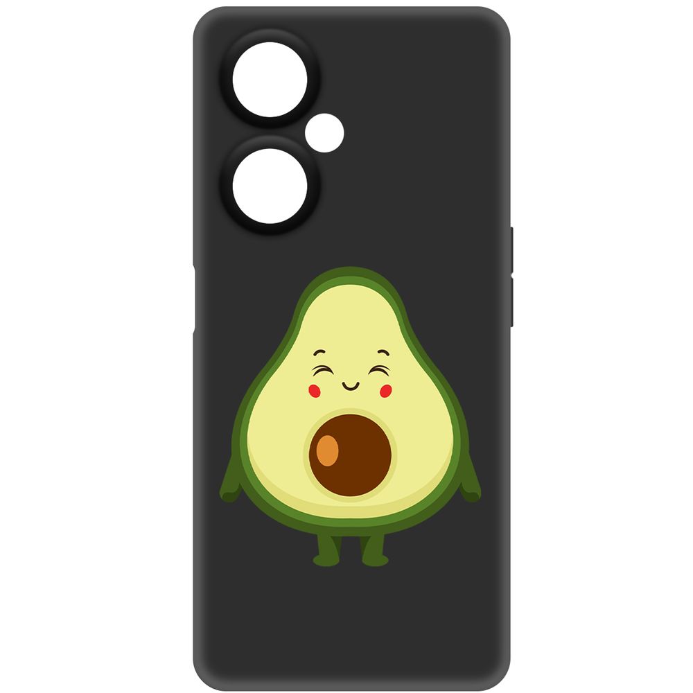 

Чехол-накладка Krutoff Soft Case Авокадо Милый для OnePlus Nord CE 3 Lite черный